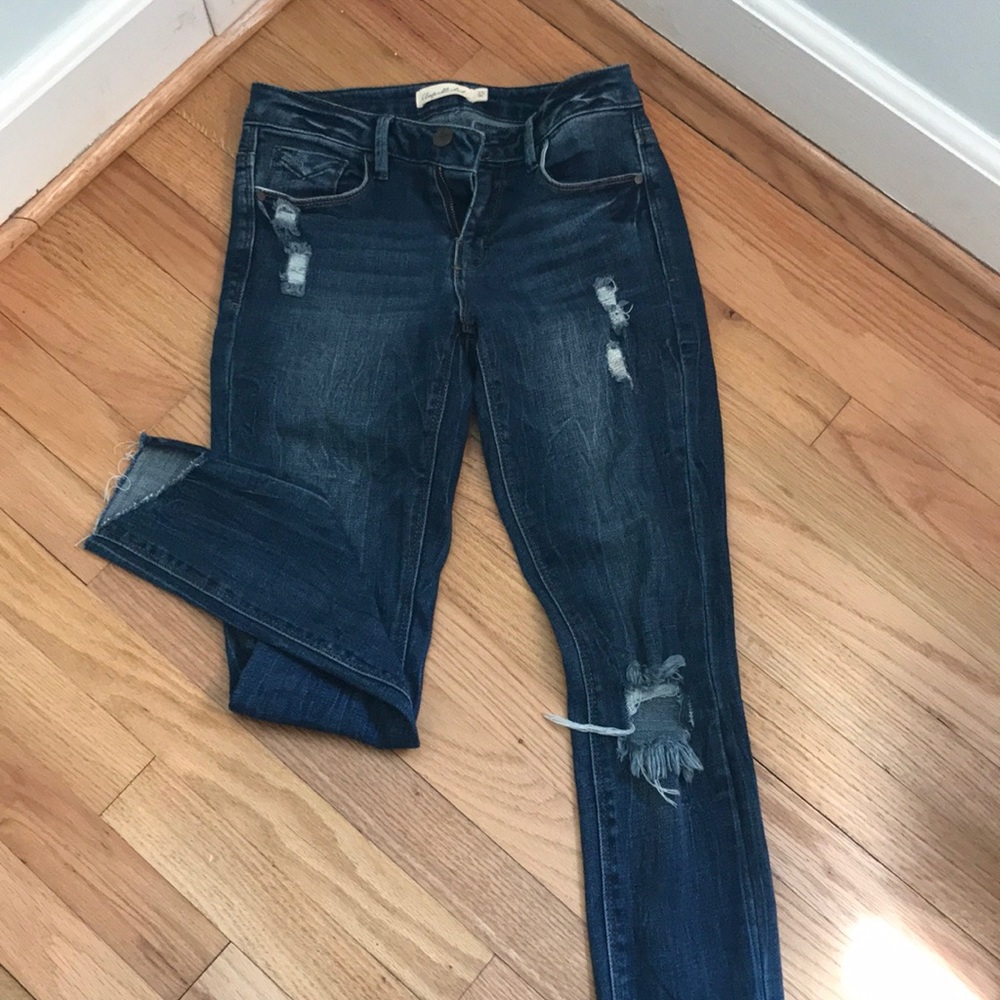 Unpublished cropped skinny jeans sz 25